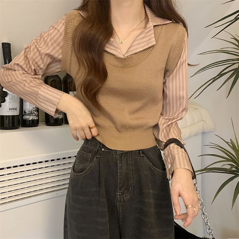 Fake Two-Piece Shirt - Image 4