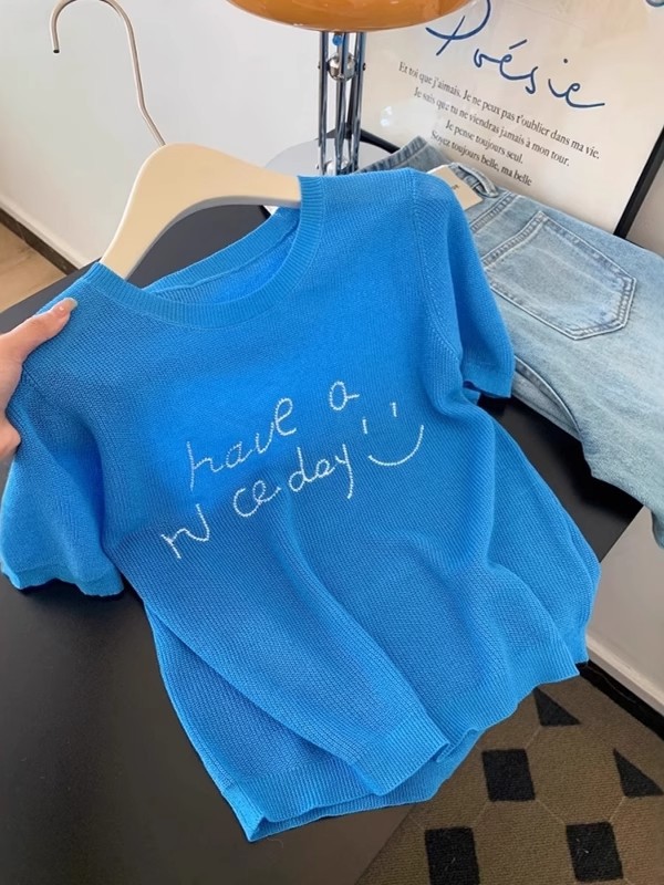 Green Print Knit Tee - Image 5