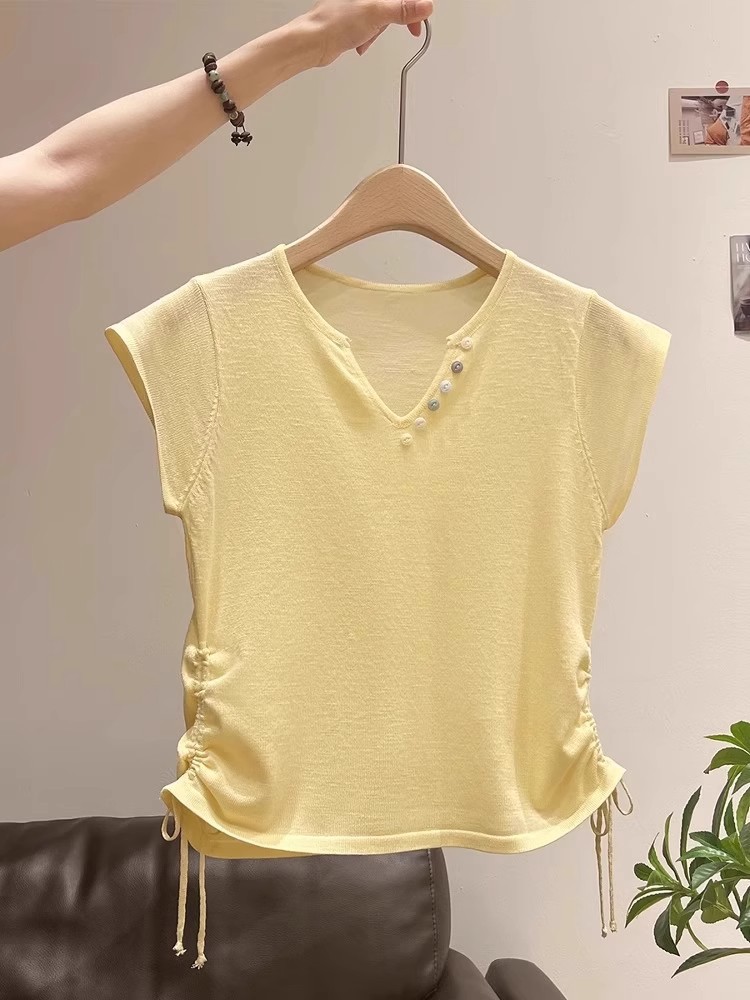 Colorful Buckle Knit Top - Image 5