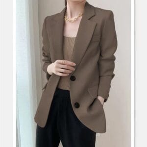 Casual Blazer Suit Top