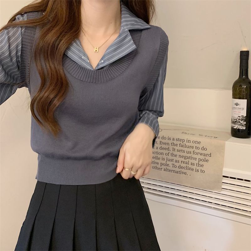 Fake Two-Piece Shirt - Image 3