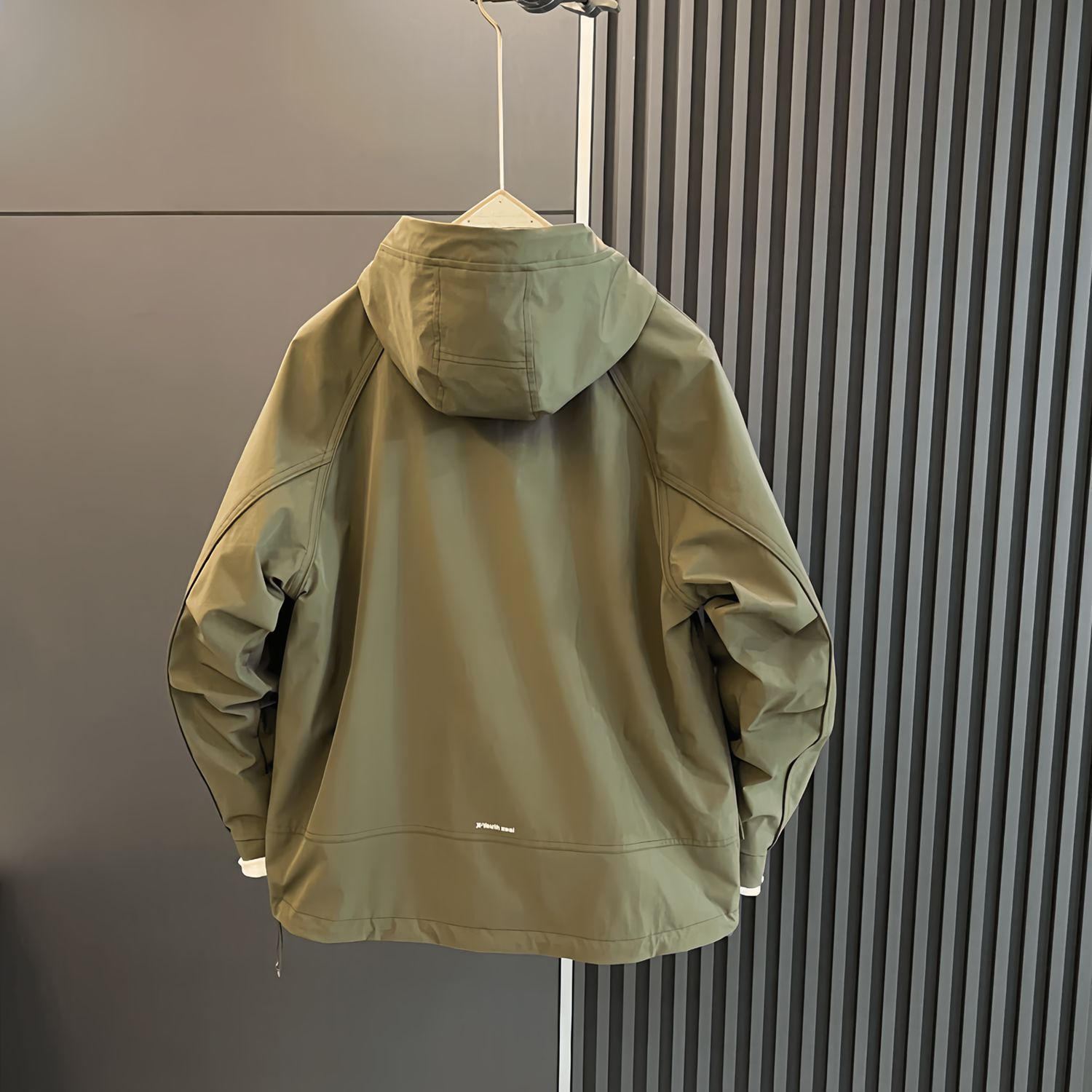 Men's Spring and Autumn Jacket Coat Men's American Style Charge Trendy Hooded Plutton Handsome Casual Loose Work Coat Trendy - Image 4