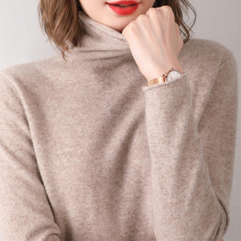 Wool Turtle Neck Sweater - Image 4