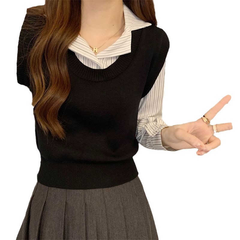 Fake Two-Piece Shirt - Image 5