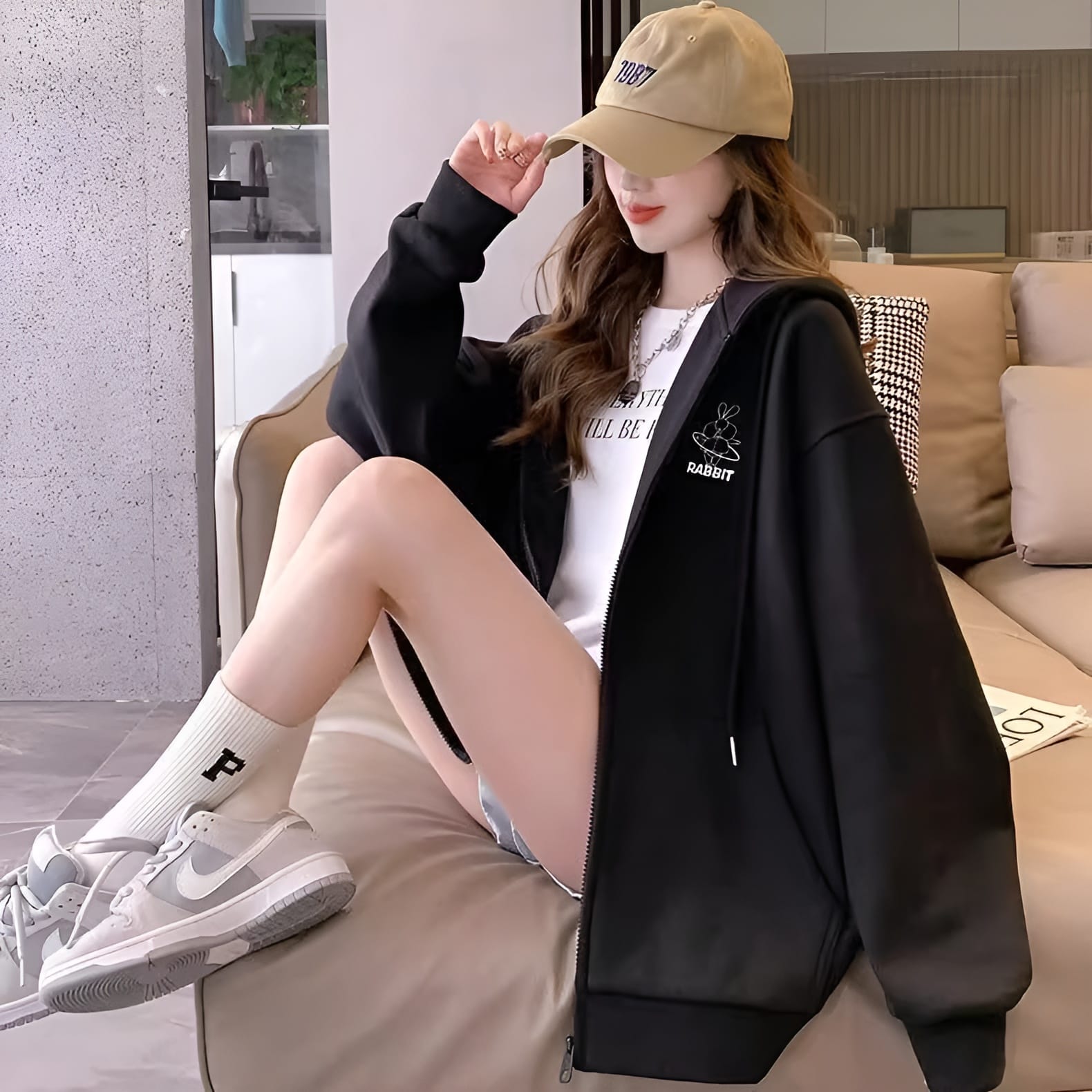 Korean Style Women's Sweatshirt - Image 3