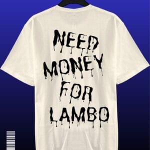 LAMBO LOVER WHITE TEE